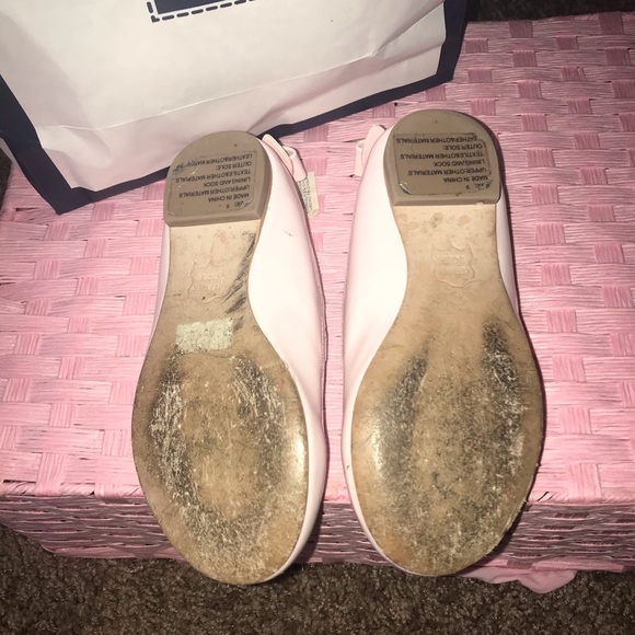 Janie and jack little girls pink flats size 9 - Picture 3 of 3